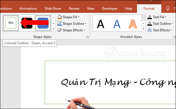 How to create handwritting PowerPoint effects Picture 15