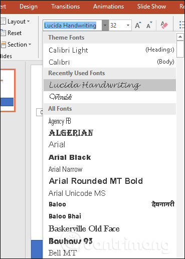 How to create handwritting PowerPoint effects Picture 3