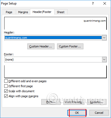 How to create Header in Microsoft Excel Picture 7