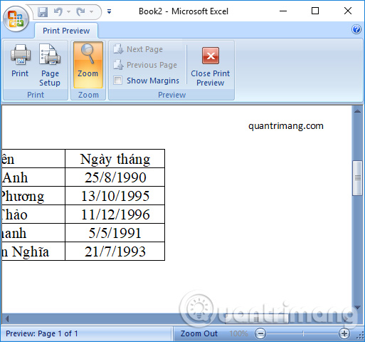 How to create Header in Microsoft Excel Picture 9