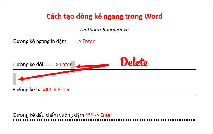 How to create horizontal lines in Word Picture 10