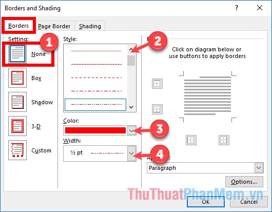 How to create horizontal lines in Word Picture 4