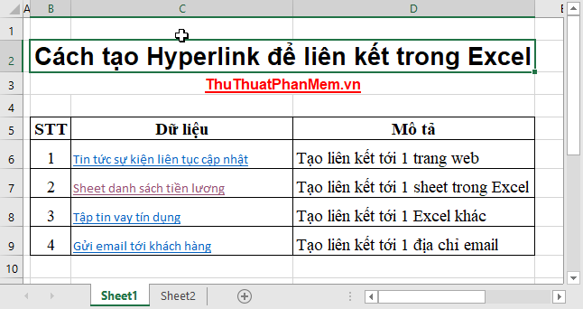 How to create Hyperlink to link in Excel Picture 7