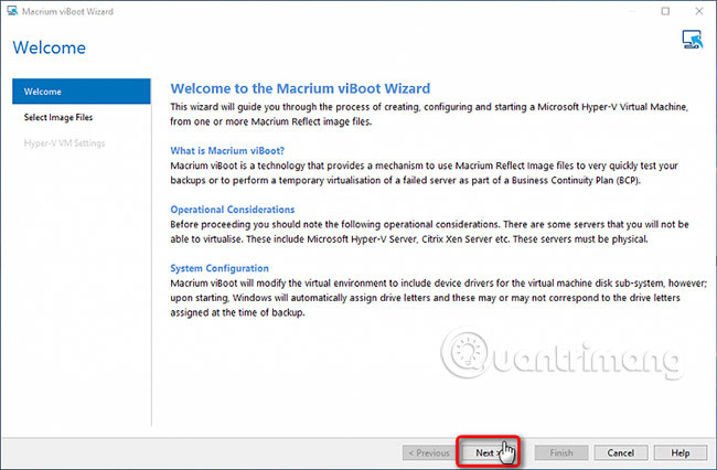 How to create Hyper-V virtual machine with Macrium Reflect System Image Picture 4