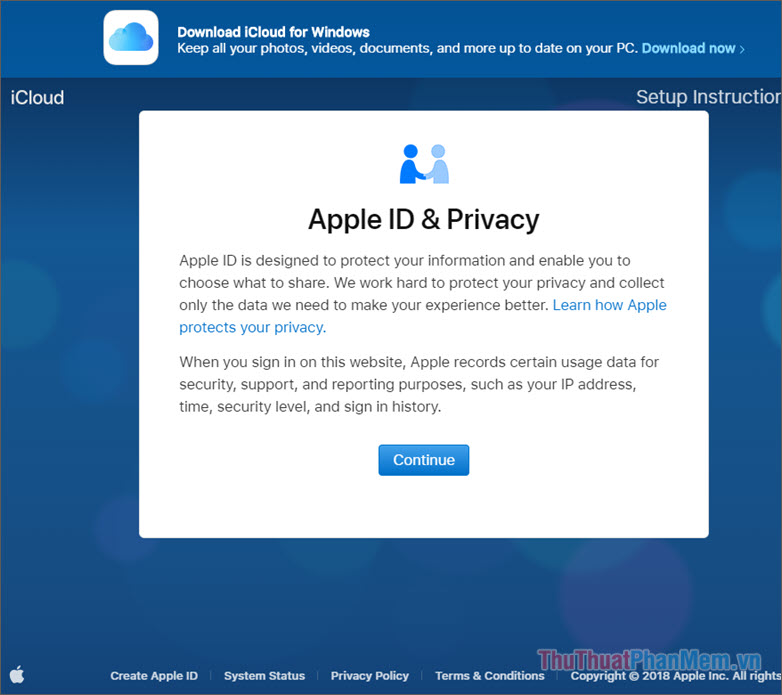 How to create iCloud on your computer Picture 5