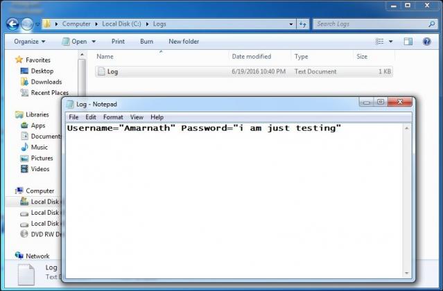How to create Keylogger with Notepad Picture 5