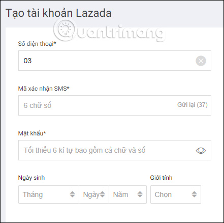 How to create Lazada account Picture 4