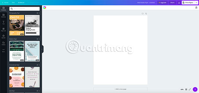 How to create leaflets using Canva Picture 2