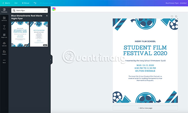 How to create leaflets using Canva Picture 3