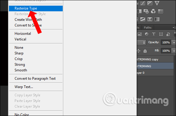 How to create light for text on Photoshop Picture 5