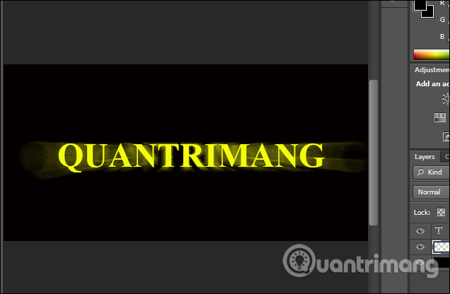 How to create light for text on Photoshop Picture 8