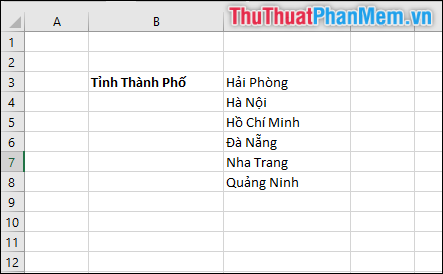 How to create List Box in Excel Picture 2