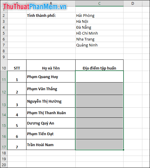 How to create List Box in Excel Picture 3