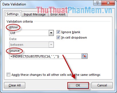 How to create List, Drop Down List in Excel Picture 12