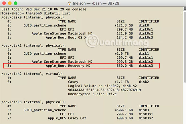 mac os create recovery partition