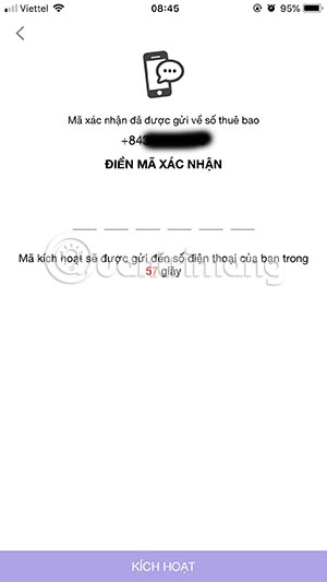 How to create Mocha account on the phone Picture 4