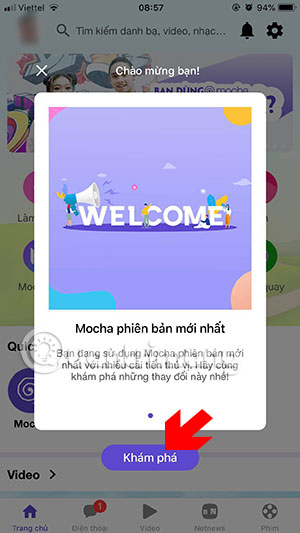 How to create Mocha account on the phone Picture 6