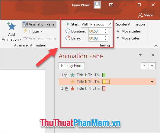 How to create multiple effects for an object in PowerPoint Picture 6