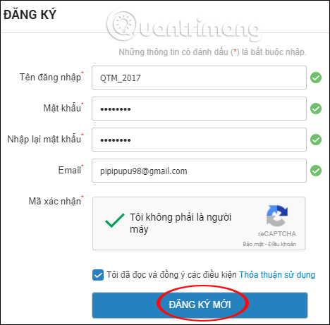 How to create Nhaccuatui account quickly Picture 2