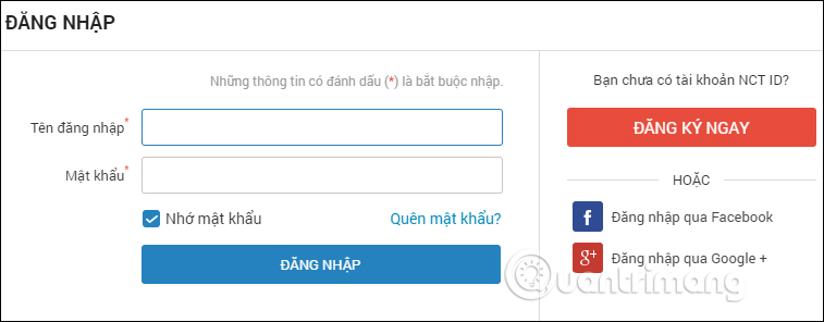 How to create Nhaccuatui account quickly Picture 5