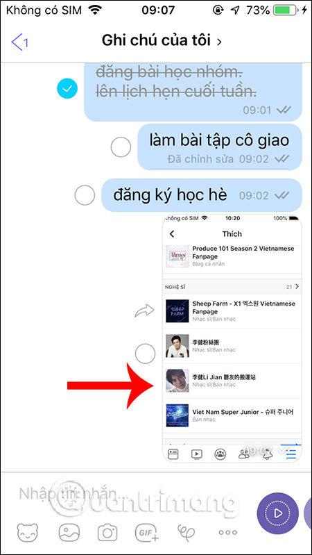 How to create notes in Viber - TipsMake.com