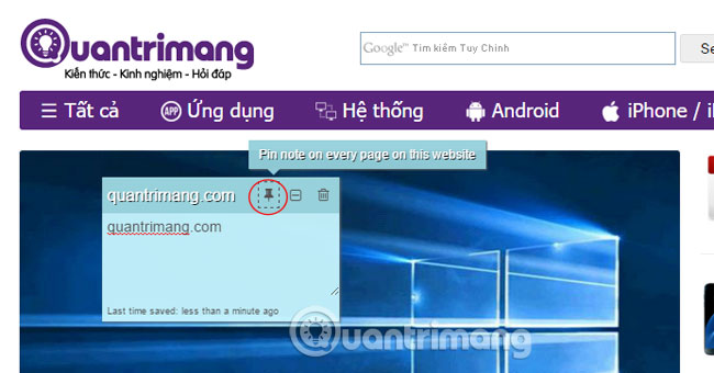 How to create notes on Google Chrome does not need software Picture 3