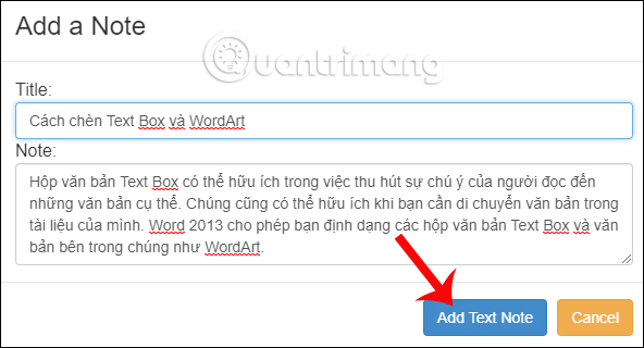 How to create notes, save images, videos on Chrome tab Picture 4