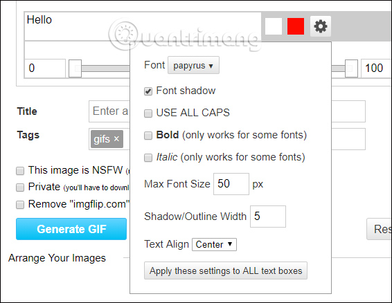 How to create online animations on Imgflip Picture 6