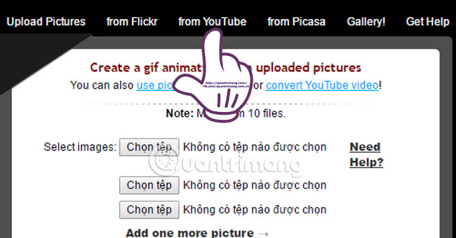 How to create online animations using Gickr Picture 7