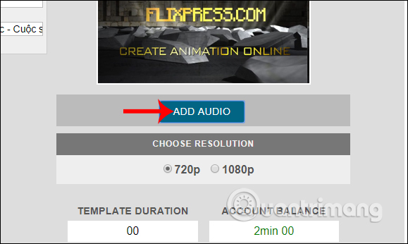 How to create online video intro on Flixpress Picture 7
