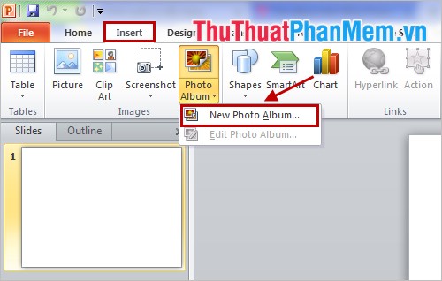 How to create photo albums with PowerPoint Picture 1