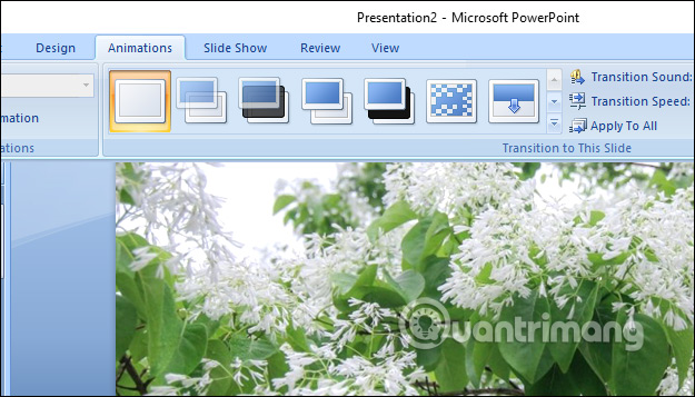 How to create PowerPoint photo album with effects