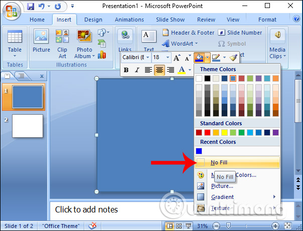 How to create PowerPoint slide frames Picture 4
