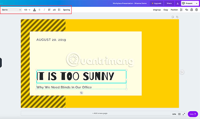 How to create professional presentations in Canva Picture 4