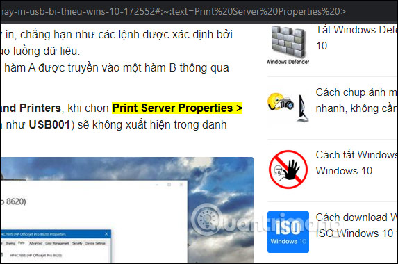 How to create quick scrolling text links on Chrome Picture 4