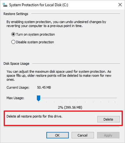 How to create Restore Point on Windows 10 with just 1 double click Picture 11