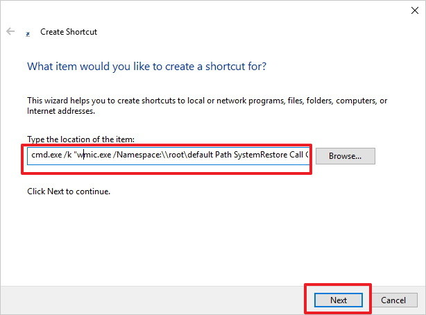 How to create Restore Point on Windows 10 with just 1 double click Picture 5