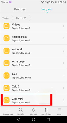 How to create ringtones from Zing MP3 Android Picture 9