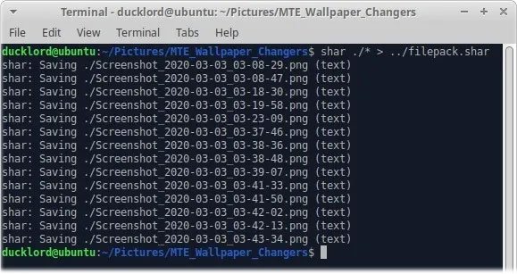 How to create self-extracting archives with shar in Linux Picture 2