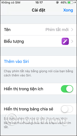 How to create shortcuts to quickly open iPhone apps Picture 6