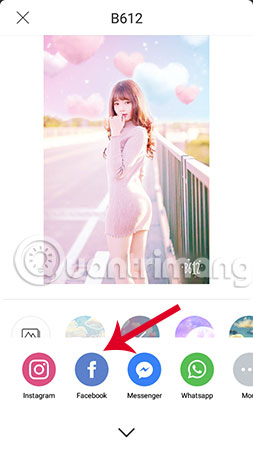 How to create sky effect for photos with B612 Picture 11