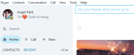How to create Skype status flashing Picture 8