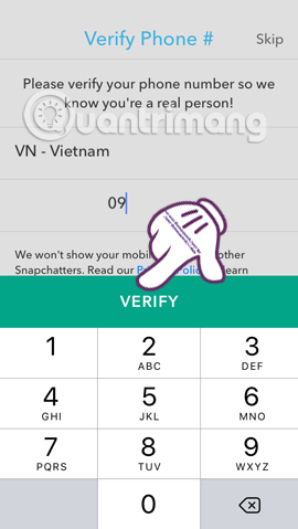 How to create Snapchat account on iOS, Android Picture 6