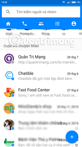 How to create snowfall effect on Facebook Messenger Picture 1