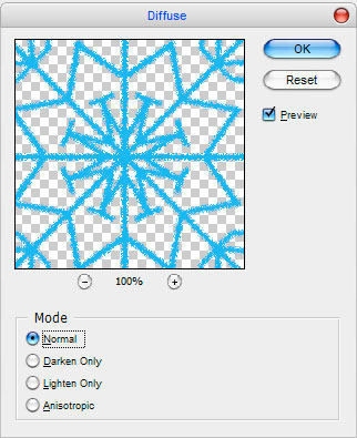 How to create snowflakes in Photoshop Picture 14