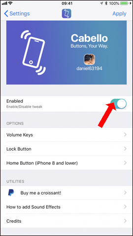 How to create sound, shake the iPhone physical key Picture 1