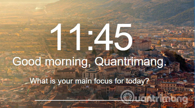 How to create standby screens, reminders on Google Chrome Picture 4