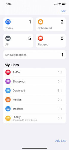 How to create subtasks for Reminders on iOS and macOS - TipsMake.com