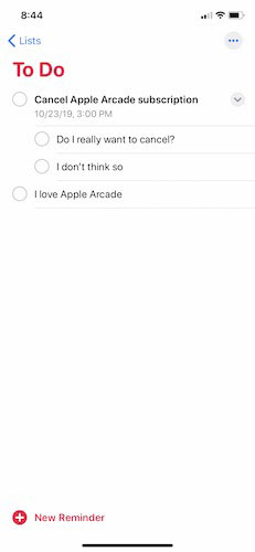 How to create subtasks for Reminders on iOS and macOS Picture 5