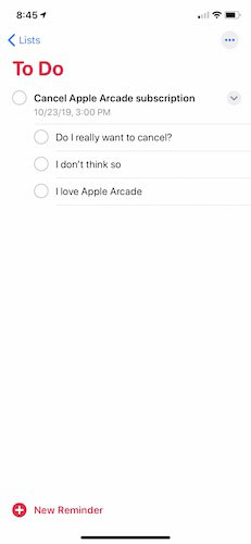 How to create subtasks for Reminders on iOS and macOS Picture 6